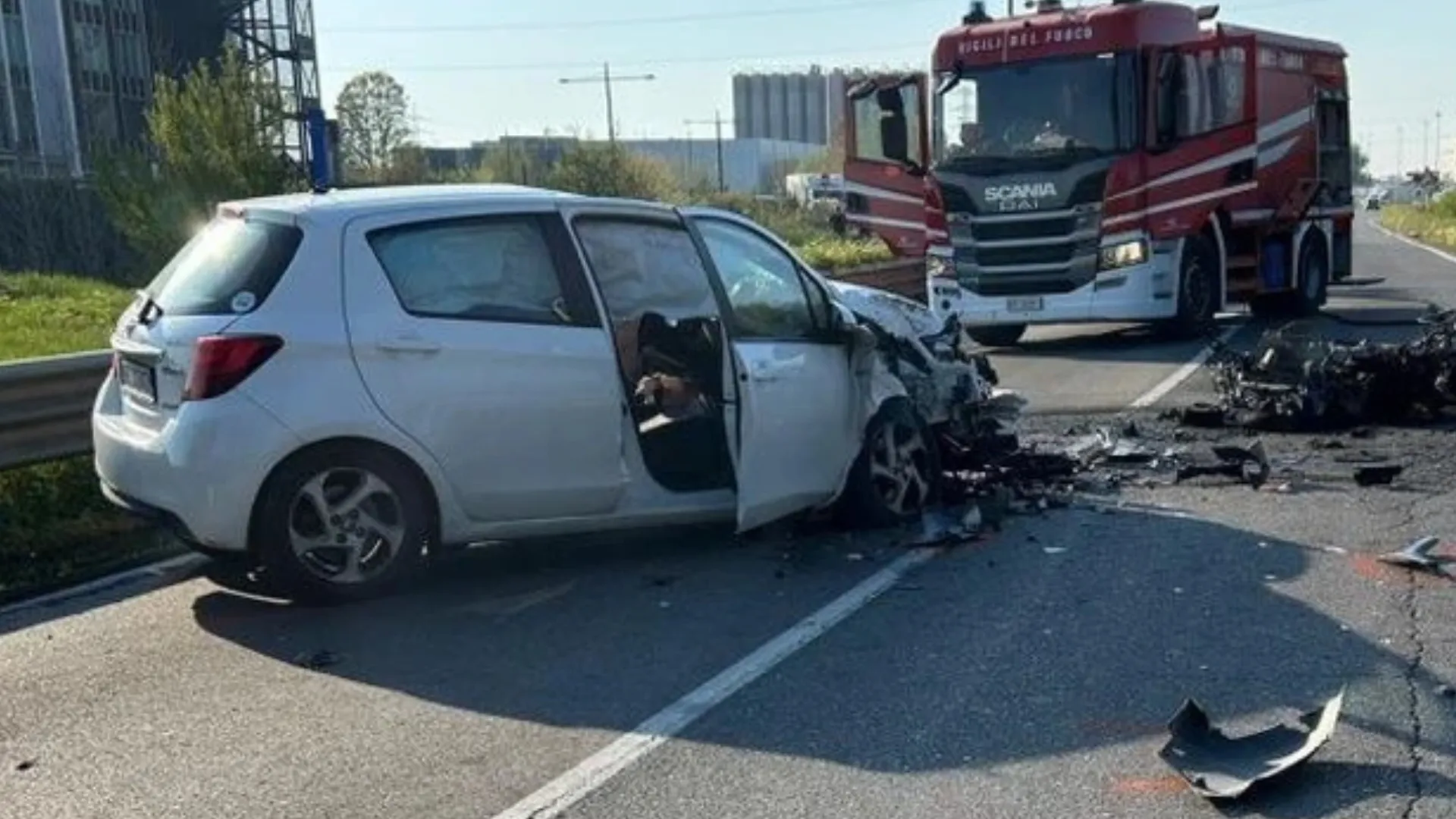 Accident mortal în Italia: Un moldovean pe motocicletă s-a ciocnit frontal cu un automobil