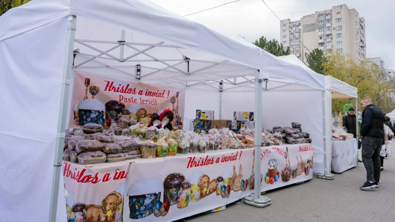 Chișinăul, în febra sărbătorilor pascale: Târguri cu dulciuri, cozonaci și produse tematice în tot orașul