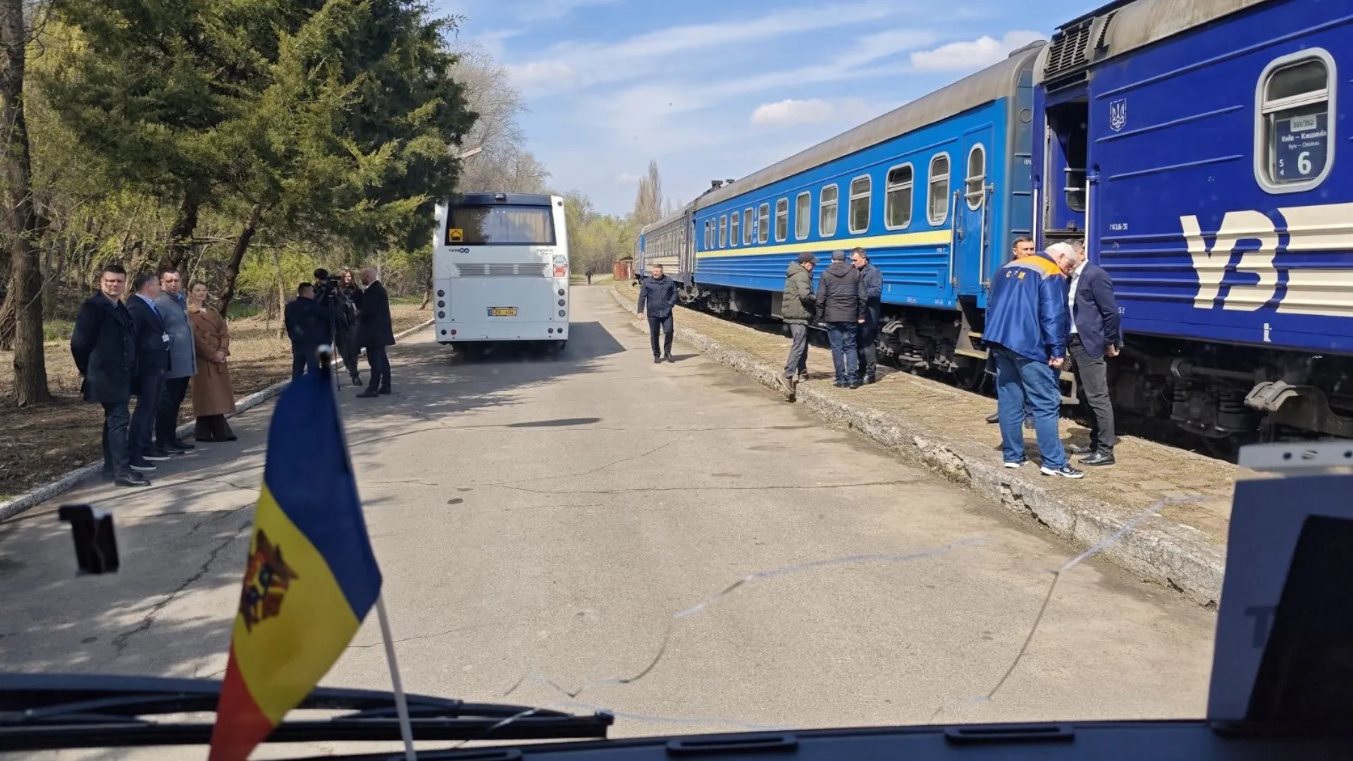 /FOTO/ Cursa specială „Chișinău - Revaca - Aeroport”, testată: În cât timp ajunge trenul