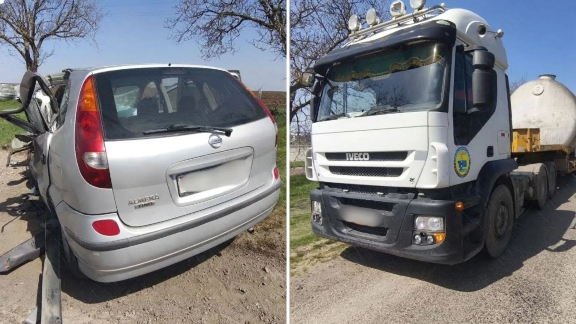 /VIDEO/ Accident mortal în raionul Rîbnița: Un automobil a ieșit pe contrasens și a lovit un camion