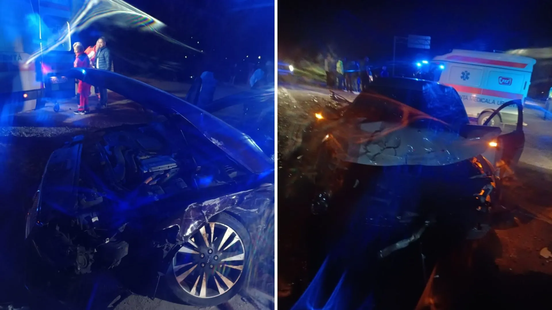 Accident violent la Criuleni: Un bărbat a fost scos dintre fiarele unei mașini
