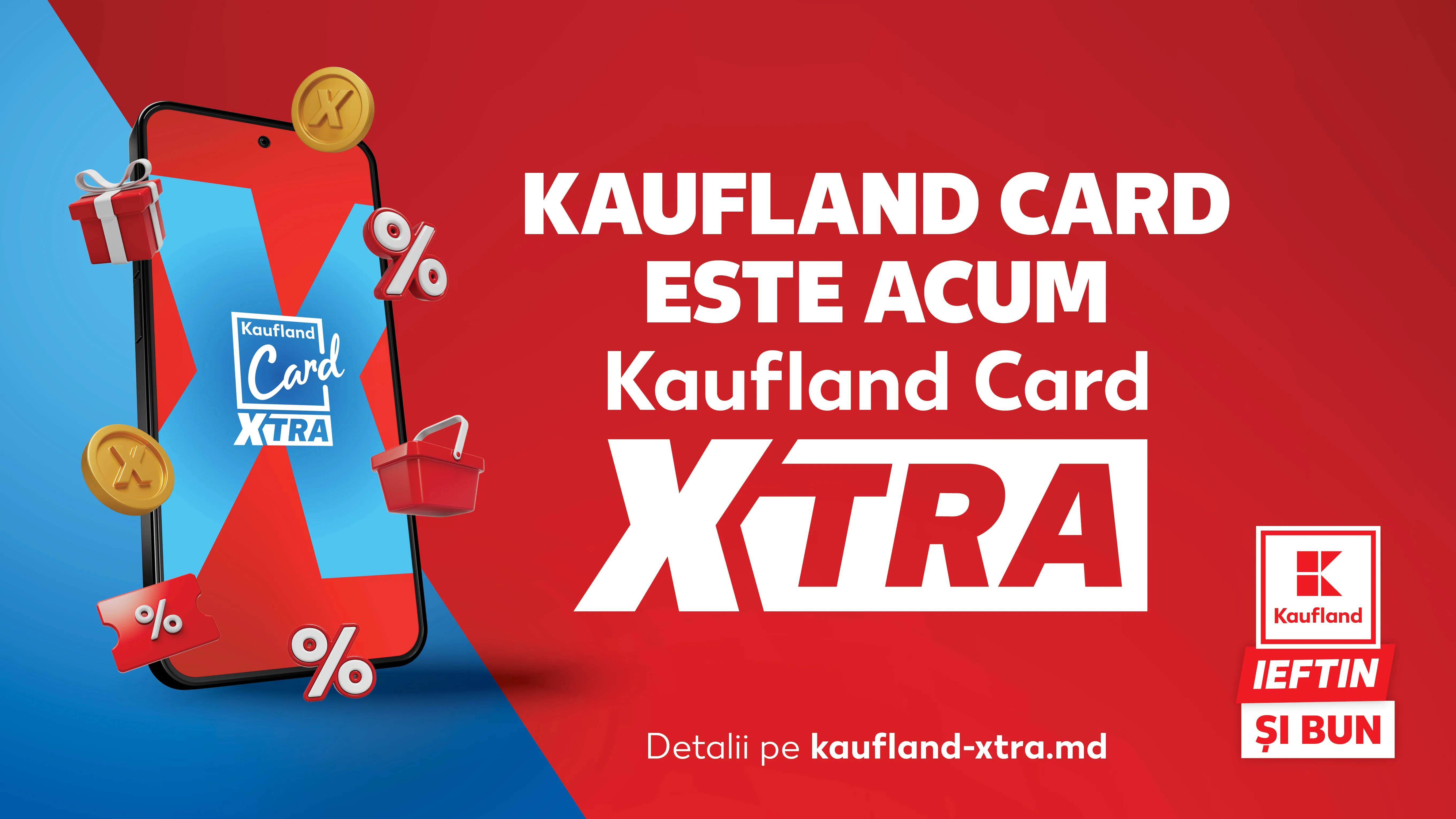 Kaufland Card devine Kaufland Card XTRA: Sute de produse la 5 bani /P/