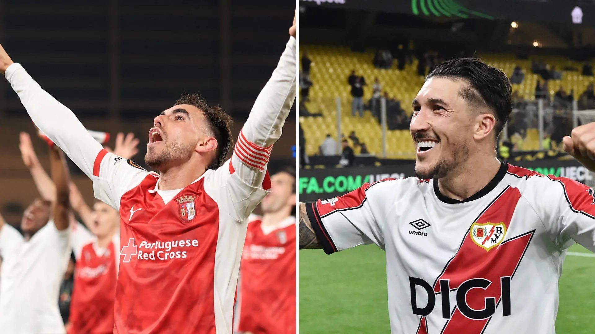 Semifinalele Europa și Conference League: Braga și Rayo Vallecano au trăit periculos în sferturile de finală