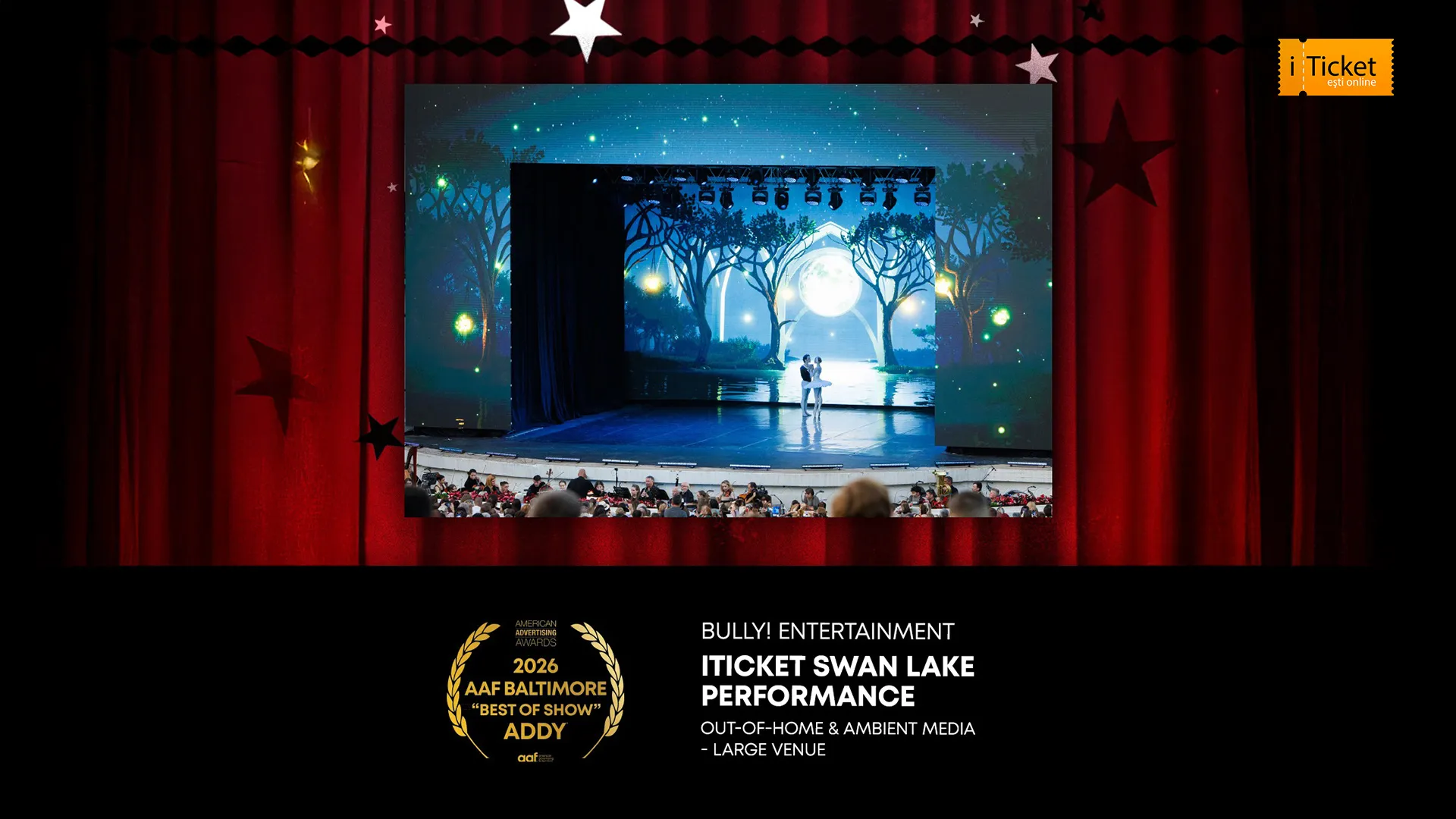 iTicket: Spectacolul „O seară în parc – Lacul lebedelor” a câștigat „Best in Show” la AAF Baltimore