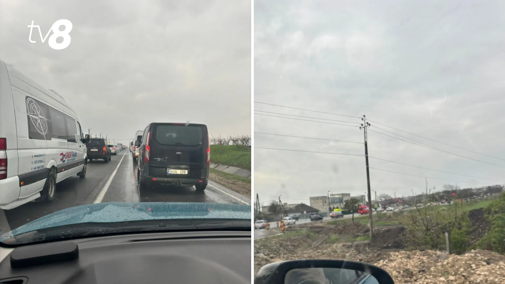 /VIDEO/ Trafic intens spre Chișinău: Poliția a deschis o bandă reversibilă de la Orhei