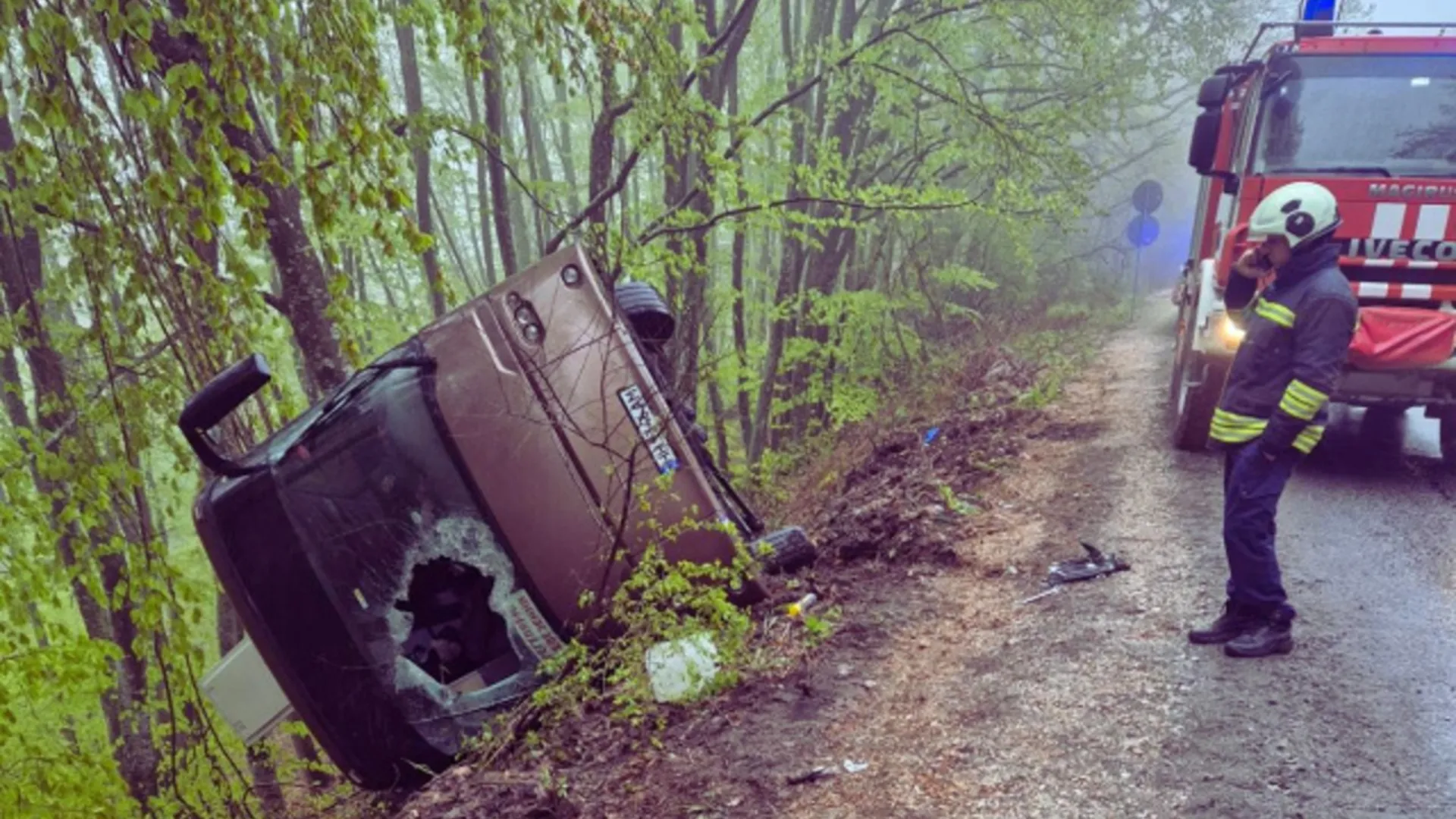 Autobuz răsturnat la granița Bulgariei cu Turcia: Doi ucraineni au murit, iar 16 au fost răniți