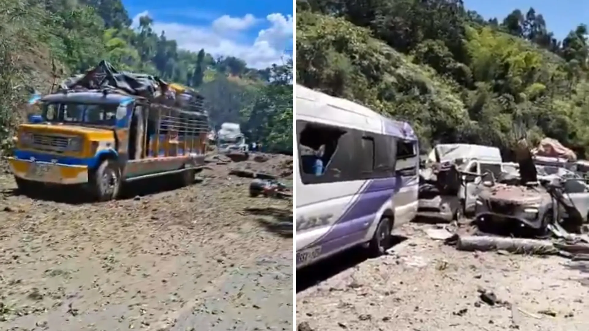 /VIDEO/ Explozie mortală în Columbia: 7 civili uciși și zeci de răniți