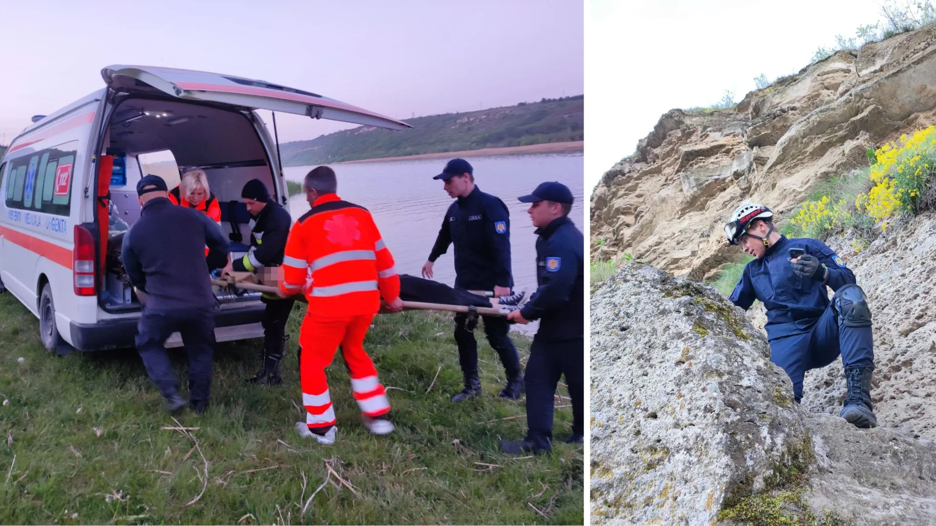 Clipe de panică la Țîpova: O femeie a căzut într-o prăpastie