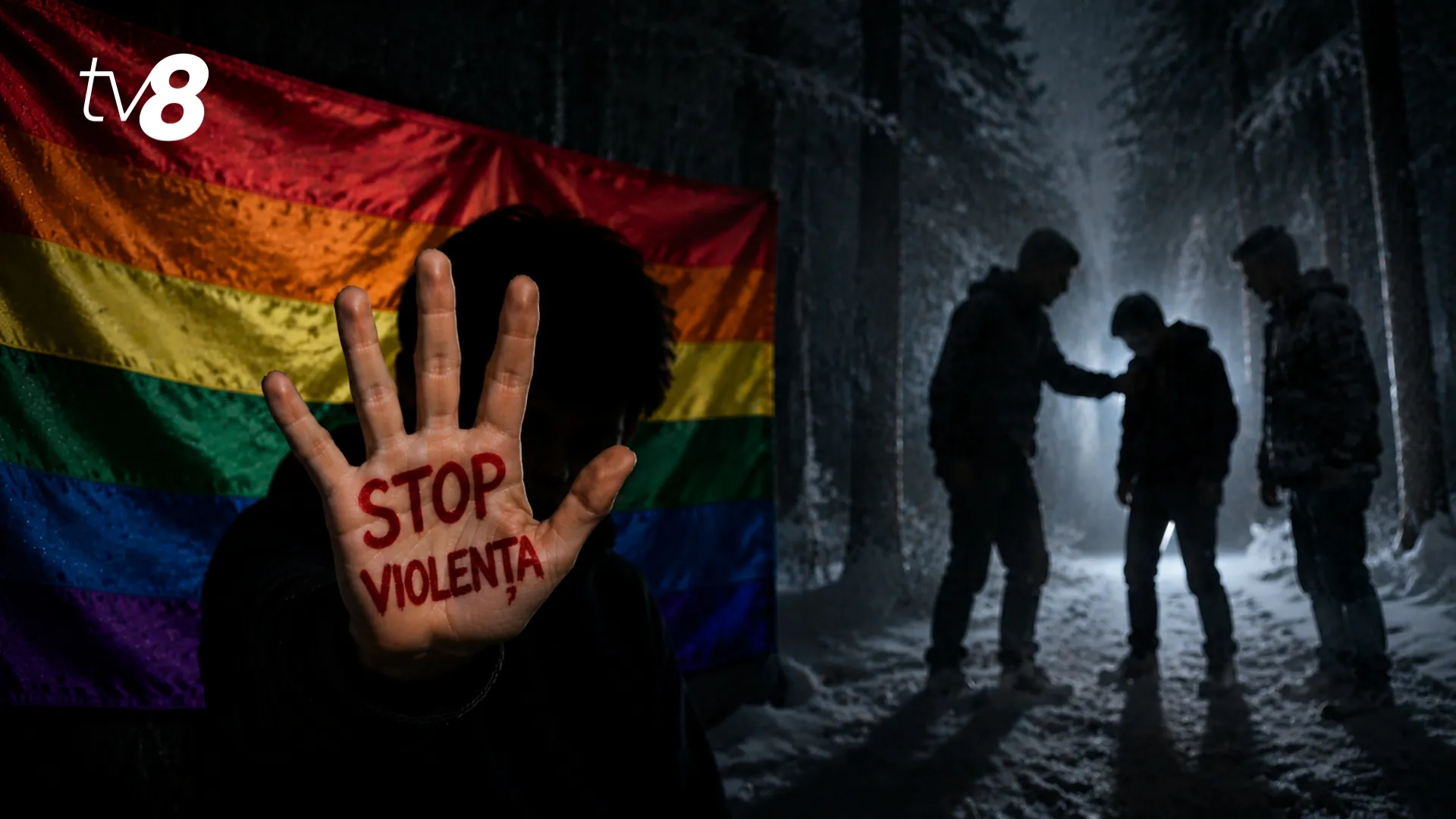 /VIDEO/ Dosar pe masa judecătorilor: Un tânăr LGBT, bătut, jefuit și abandonat în pădure la -14 grade