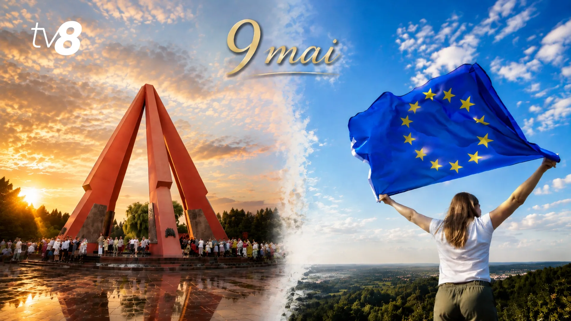 /VIDEO/ 9 mai, cu semnificații diferite: Unii vor participa la Marșul Memoriei, alții vor sărbători Ziua Europei