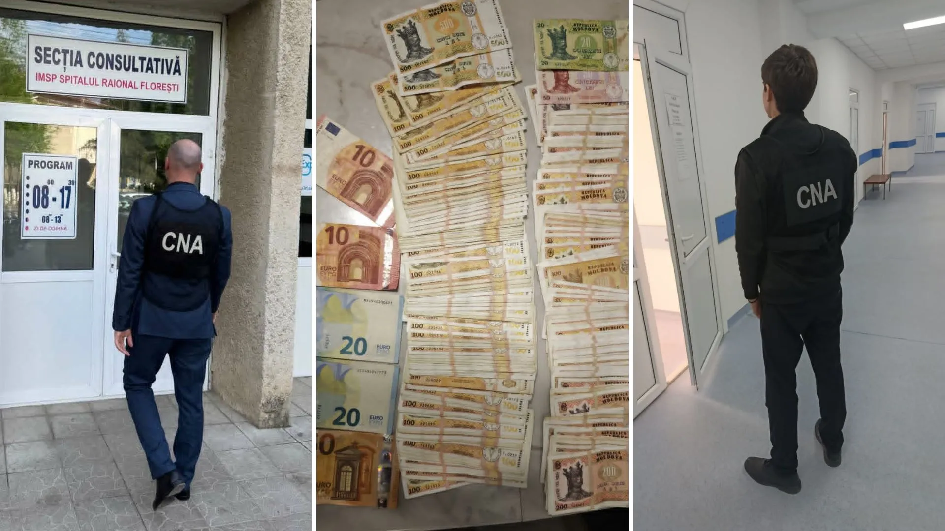Scandal de corupție la Spitalul Raional Florești: Mai mulți angajați, supuși perchezițiilor