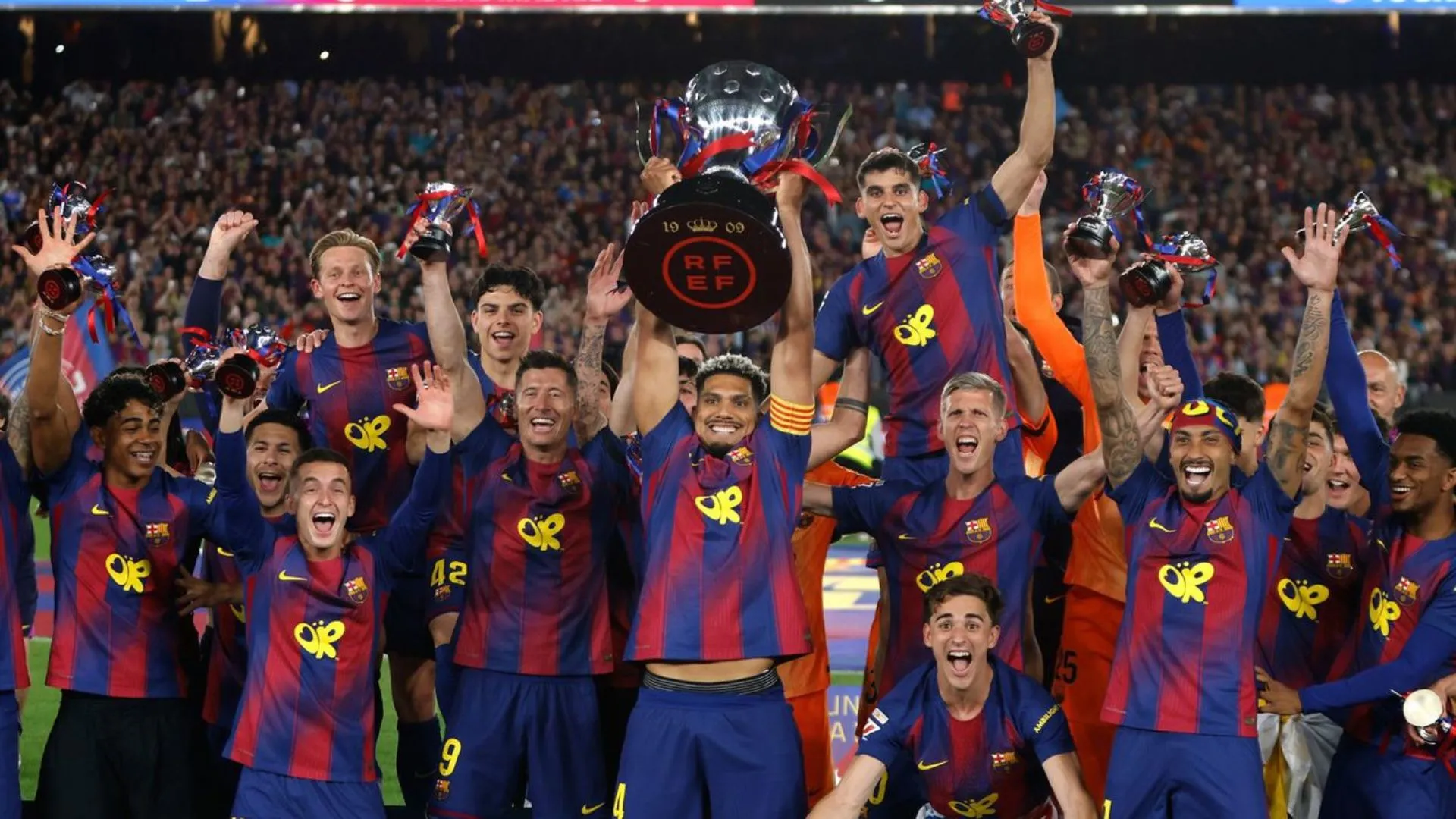 /VIDEO/ Barcelona, campioană în La Liga după ce a învins-o pe Real Madrid: Rashford a egalat un record al lui Messi