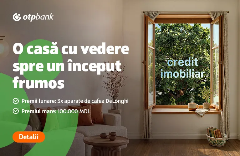 Alege o casă cu vedere spre un început frumos cu OTP Bank și participă în Tombola cu premii /P/