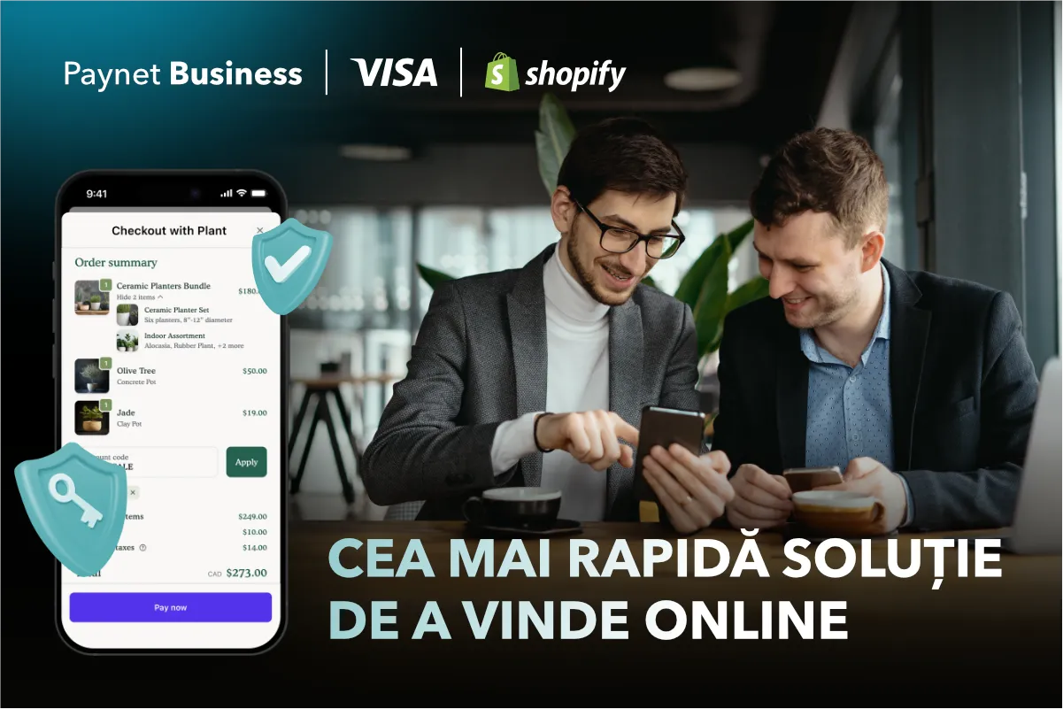 Paynet Business devine primul furnizor fintech din Moldova care oferă antreprenorilor o conexiune directă cu Shopify /P/