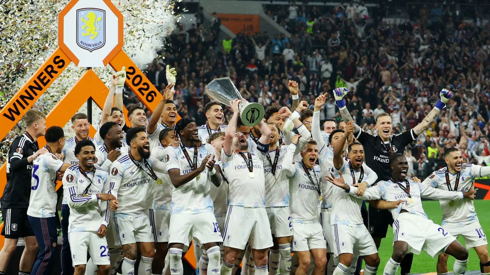 Aston Villa a câștigat Europa League: Al cincilea trofeu pentru Unai Emery în competiție