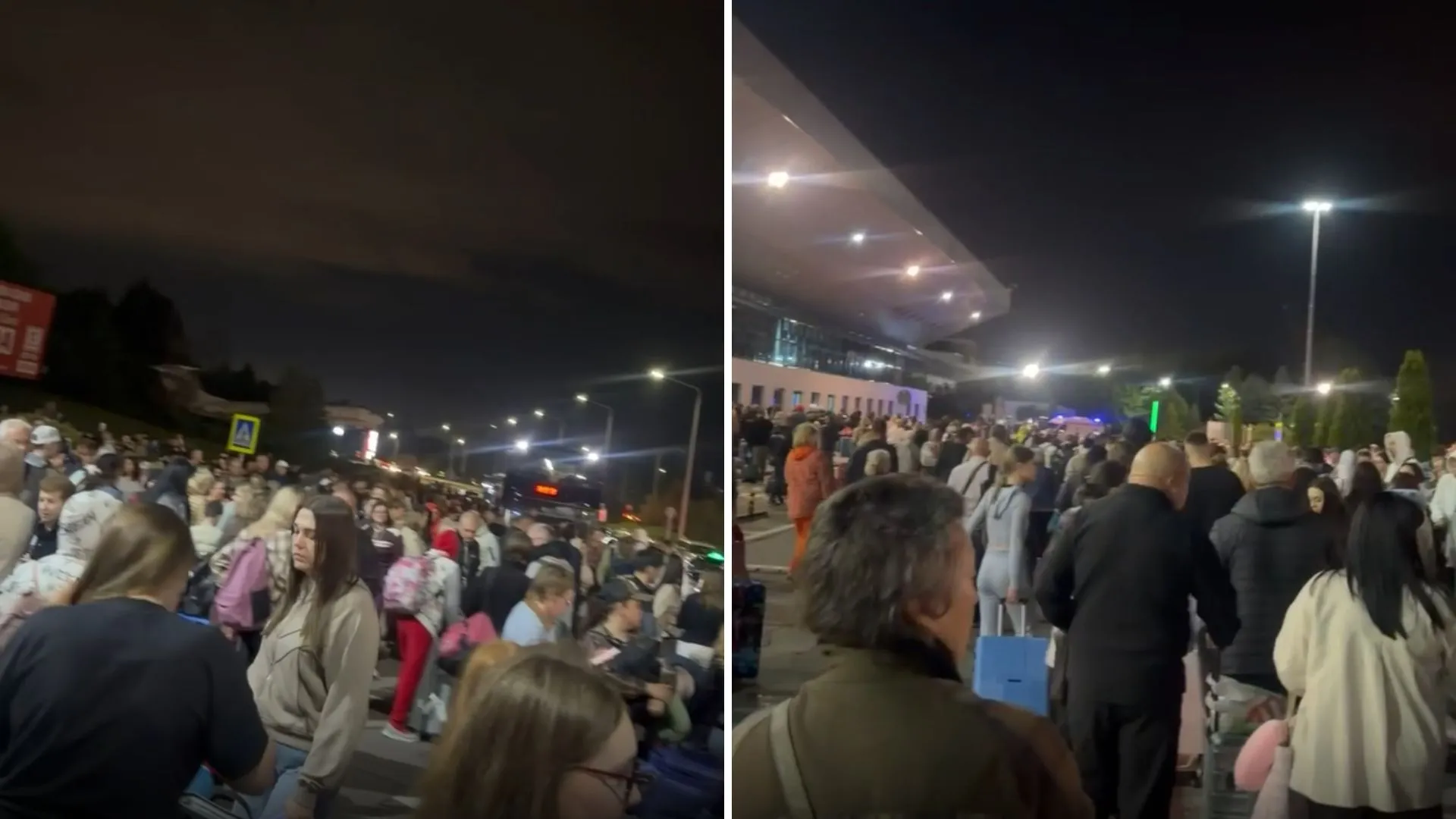 /VIDEO/ Două alerte cu bombă într-o singură noapte la Aeroportul Chișinău: Pasagerii și personalul au fost evacuați