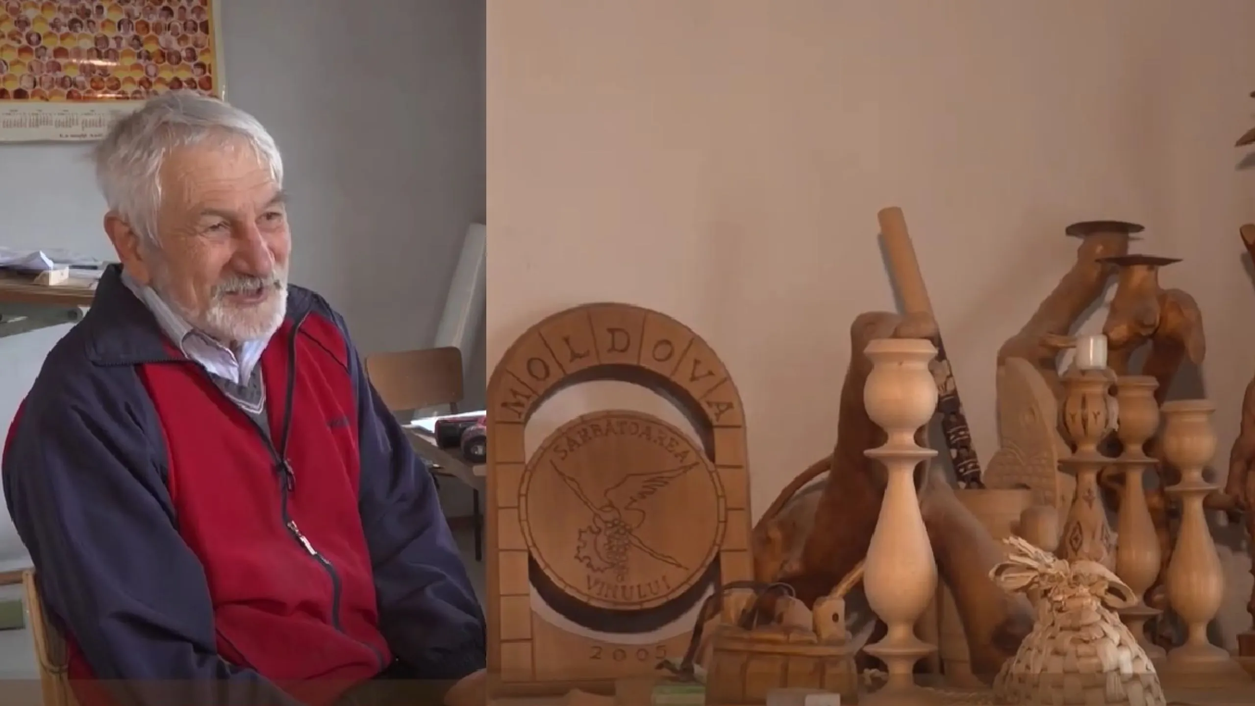 /VIDEO/ Meșterul din Orhei care modelează istoria în lemn: Povestea lui Victor Pelin, cel care duce mai departe meșteșugul popular