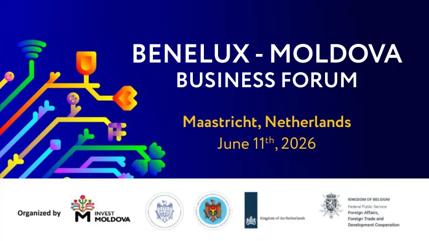 Companiile moldovenești sunt invitate să se înscrie la Forumul de afaceri BENELUX-Republica Moldova până pe 4 iunie /P/