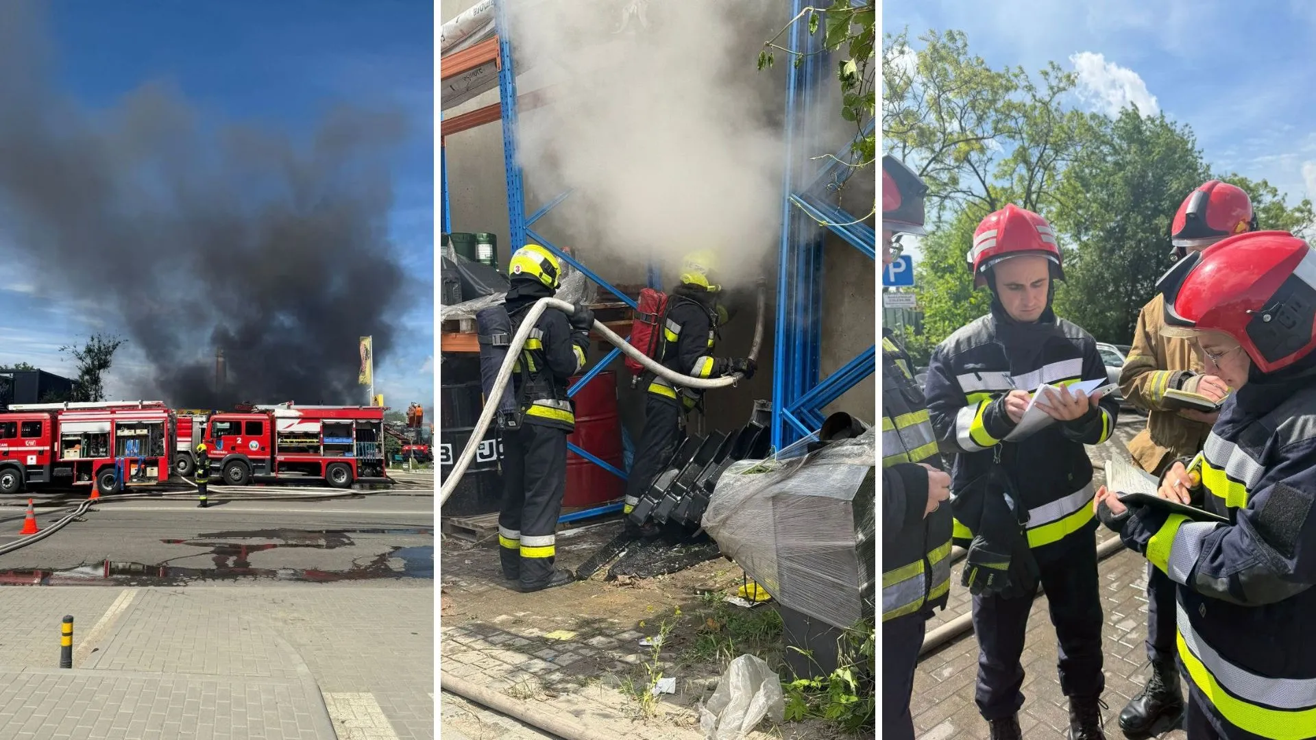 Incendiul de la un depozit din Ciocana, stins după 24 de ore: Prejudiciu de circa 30 de milioane de lei