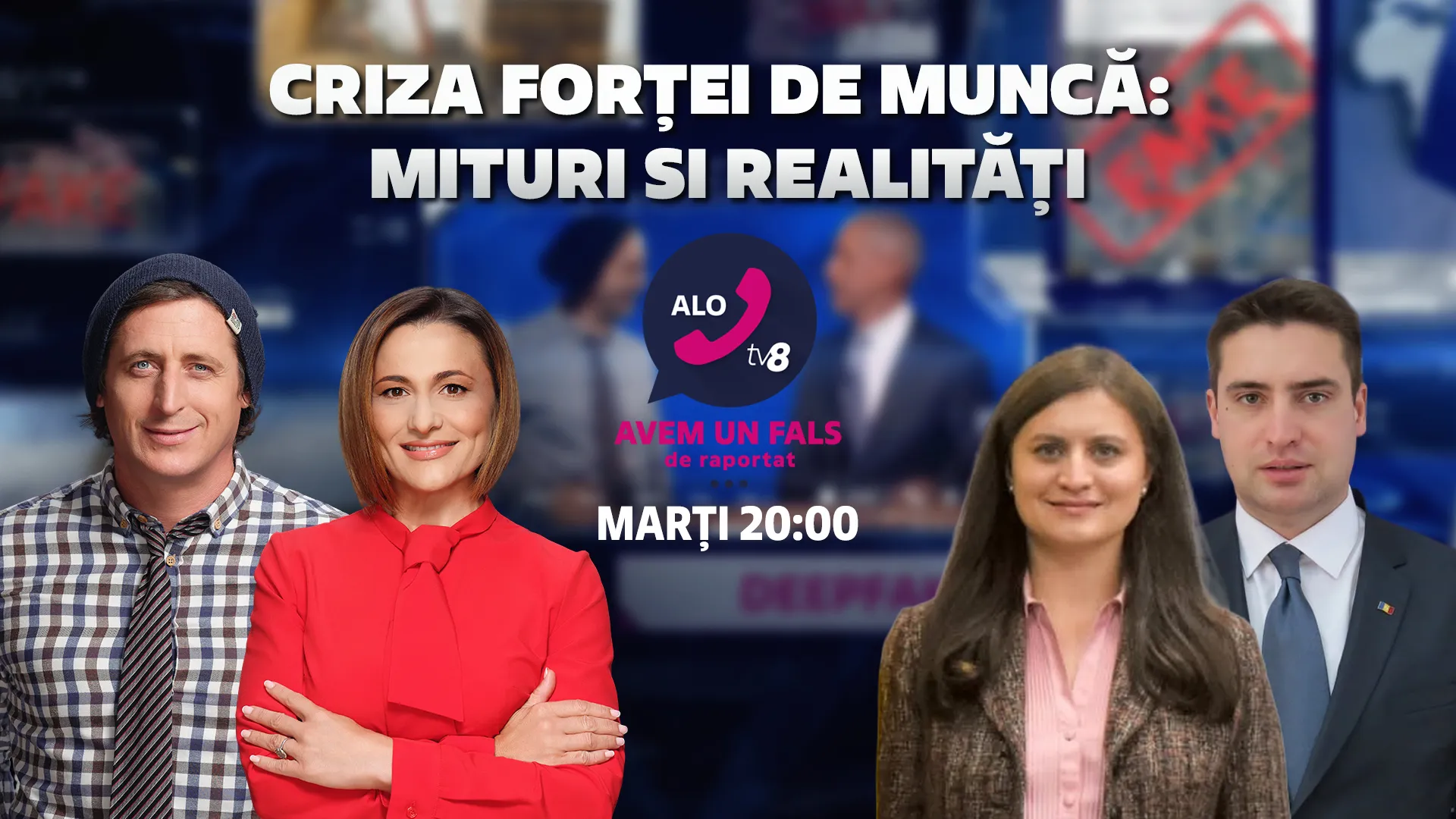 /PROMO/ Nu sunt locuri de muncă sau oameni să le ocupe? Despre criza forței de muncă, de la 20:00, doar la „Alo, TV8”