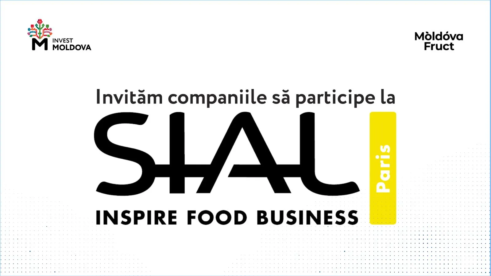 Produsele moldovenești pot ajunge în fața cumpărătorilor internaționali la SIAL Paris 2026 /P/