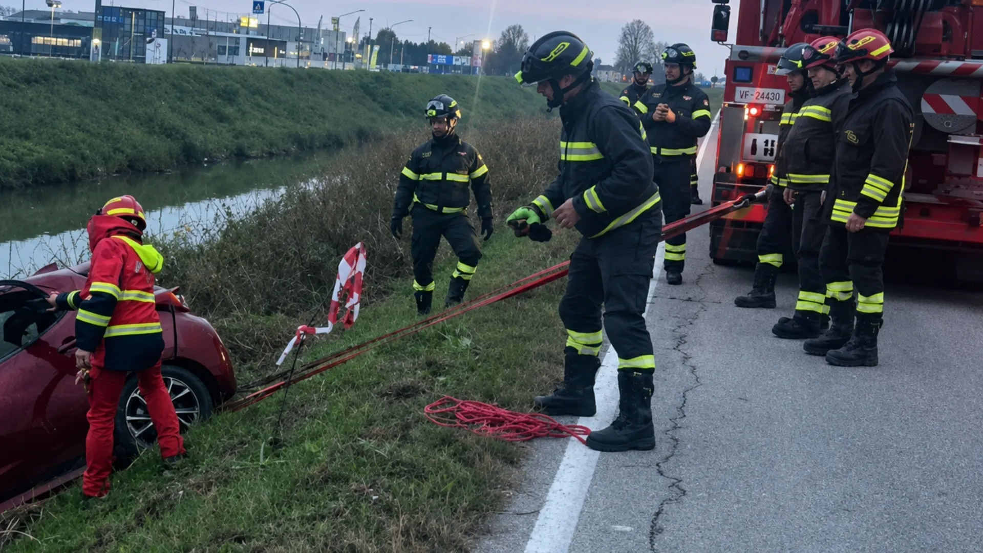 Descoperire tragică în Italia: Un moldovean, găsit mort într-o mașină furată și scufundată