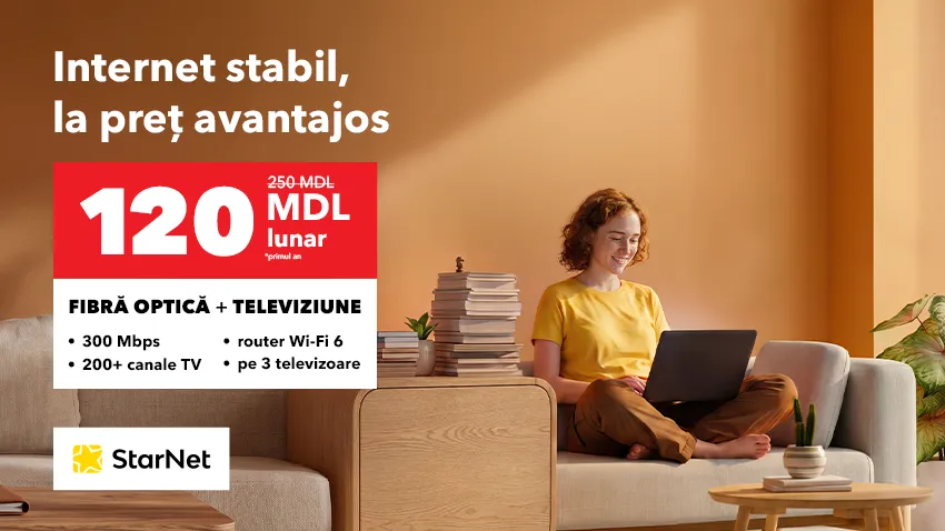 StarNet vine cu o soluție: vara e pentru relaxare, nu pentru probleme de internet /P/