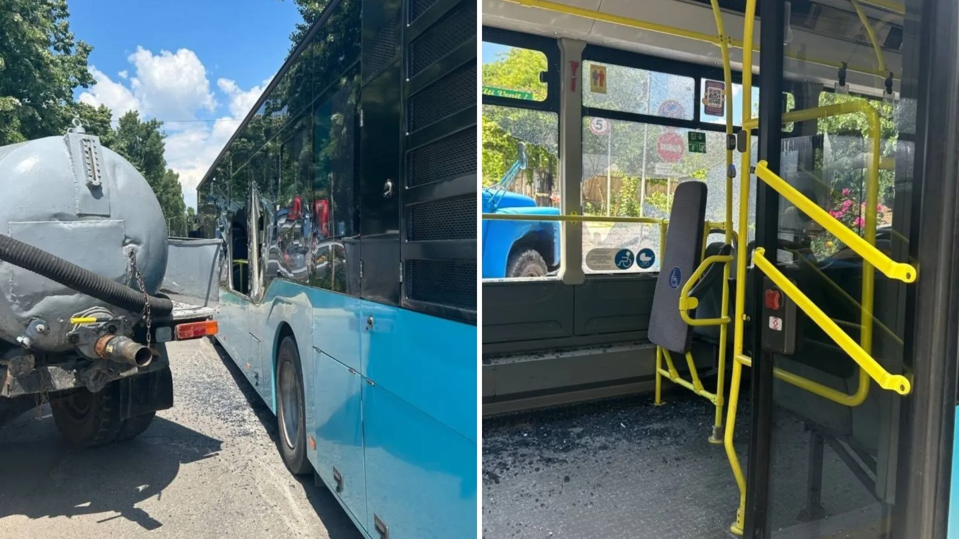 Accident în Capitală între un Gaz și un autocar: O minoră a ajuns la spital