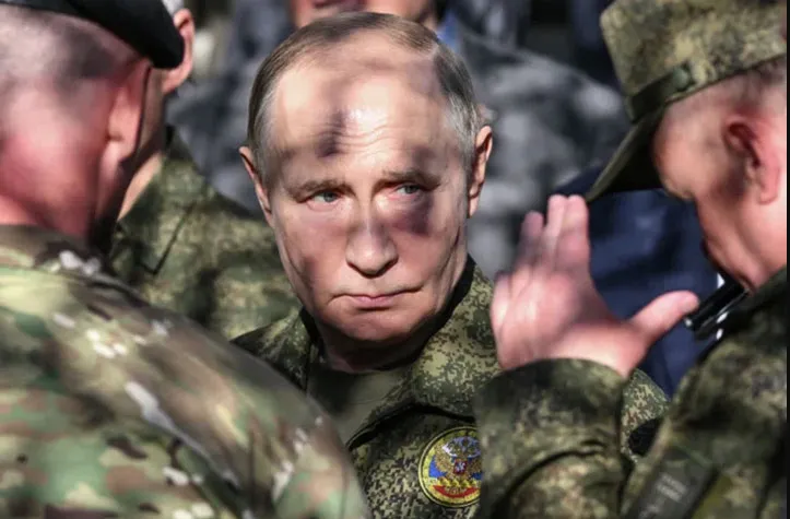путин в военной форме