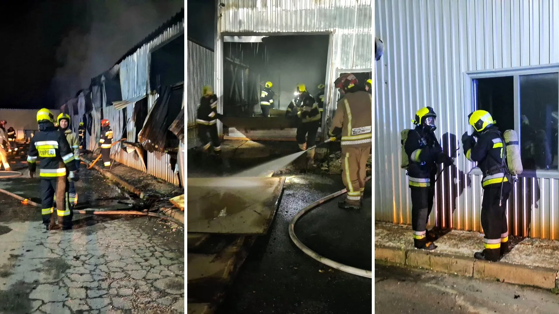 /VIDEO/ Incendiu puternic la un depozit de la Ciocana: Peste 40 de angajați IGSU au intervenit de urgență