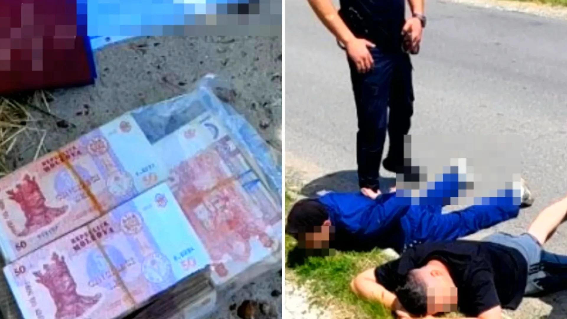 /VIDEO/ Escrocherie de 320.000 de lei, oprită la timp: Doi bărbați au fost reținuți în flagrant la Rezina