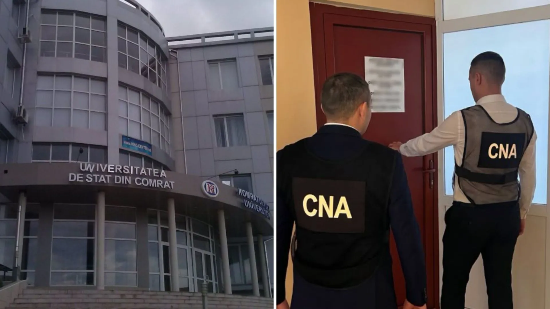 Percheziții la Universitatea din Comrat: Doi decani reținuți și rectorul cercetat după ce ar fi luat bani de la studenți