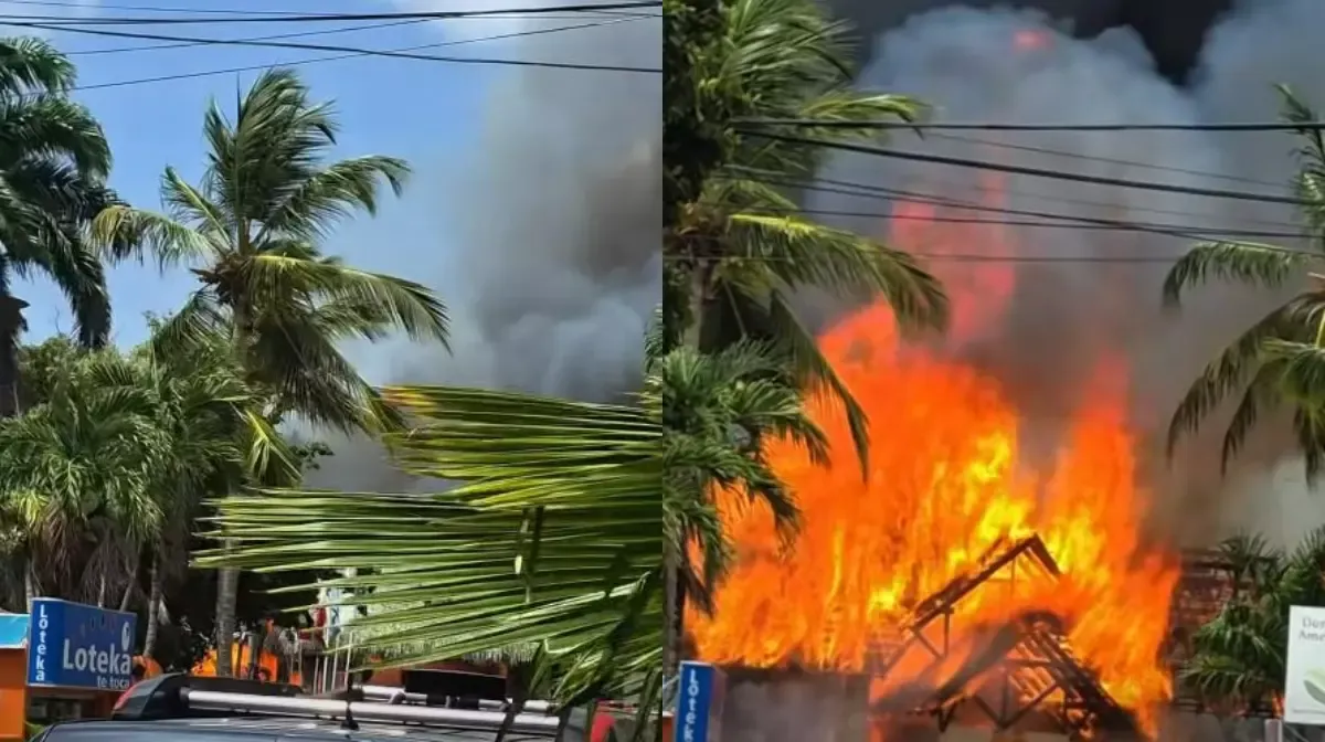 /VIDEO/ Incendiu devastator la un hotel din Caraibe: O femeie a murit și 1700 de persoane au fost evacuate