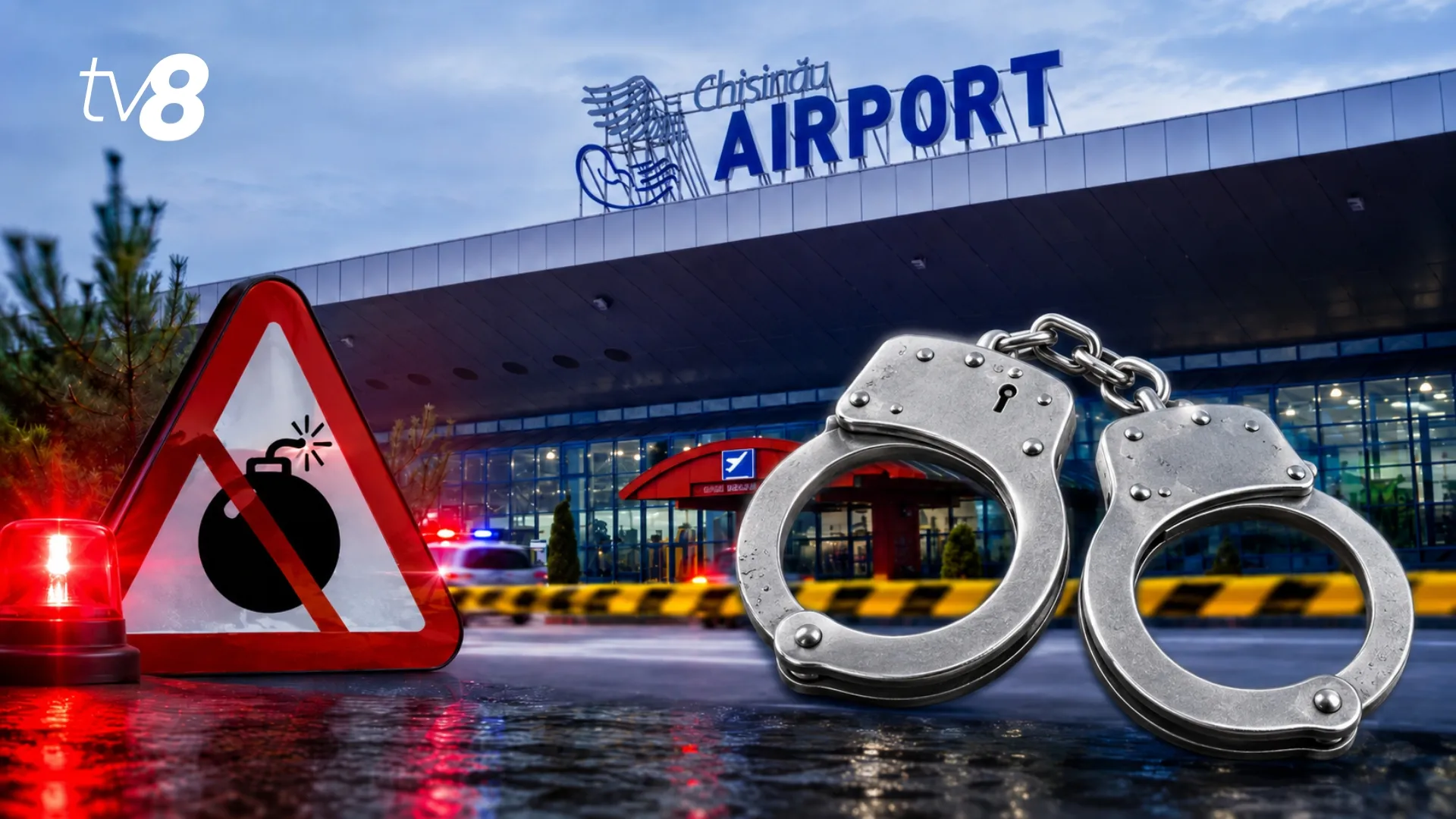 /VIDEO/ În arest după ce a pus Aeroportul Chișinău în stare de alertă: Ce riscă un bărbat de 50 de ani