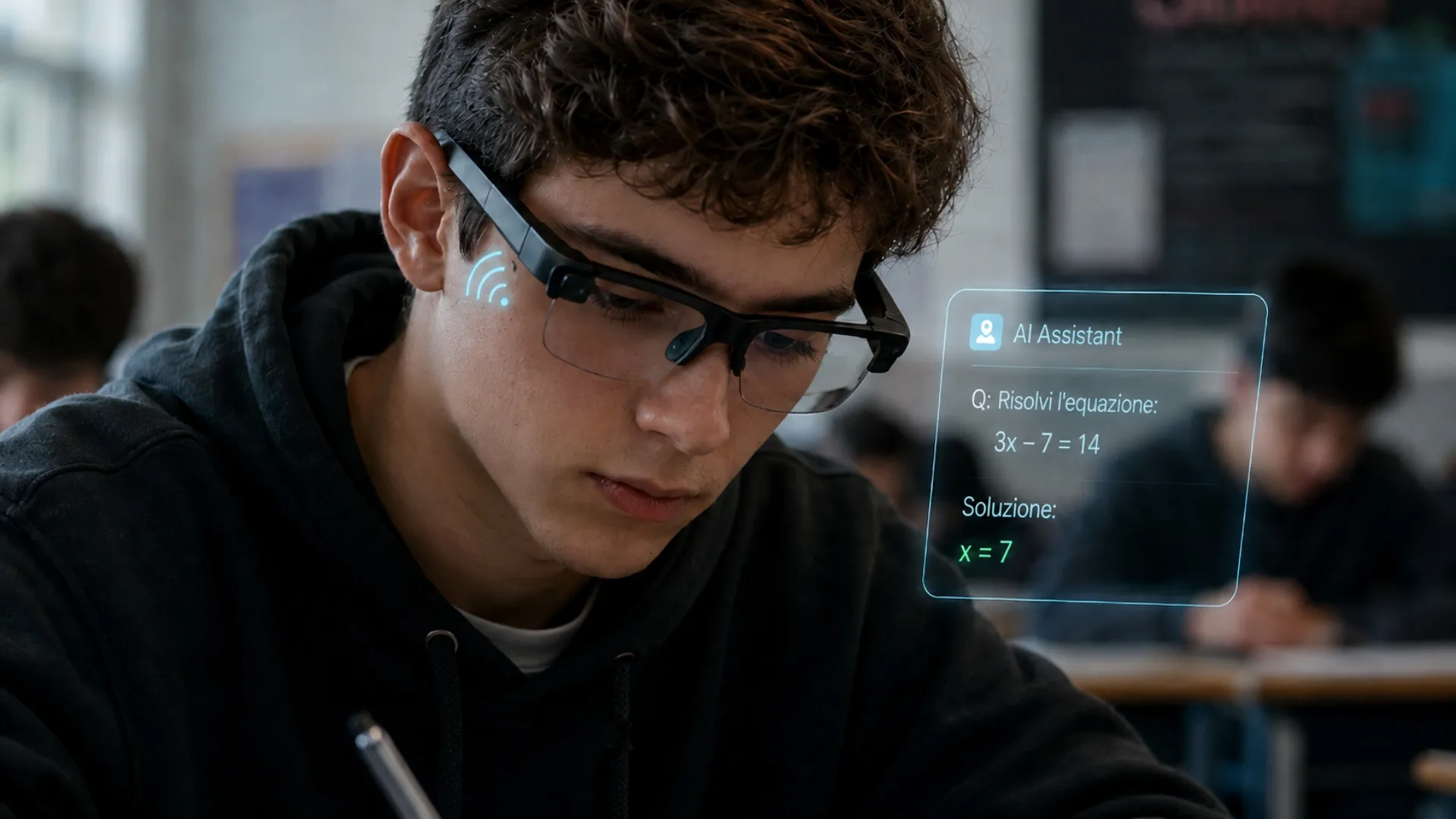Ochelarii cu inteligență artificială, noua metodă de copiat la examene: Autoritățile caută soluții pentru a opri fraudele