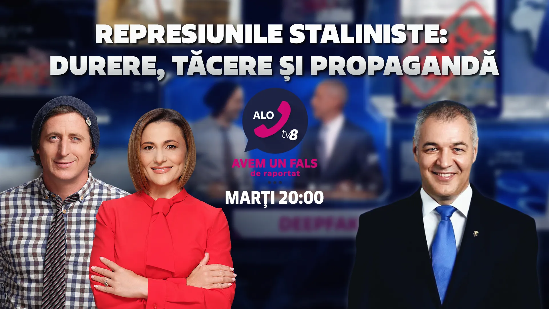 /VIDEO/ De la deportări la dezinformare: Cum întreține propaganda sovietică miturile despre trecut, doar la „Alo, TV8”