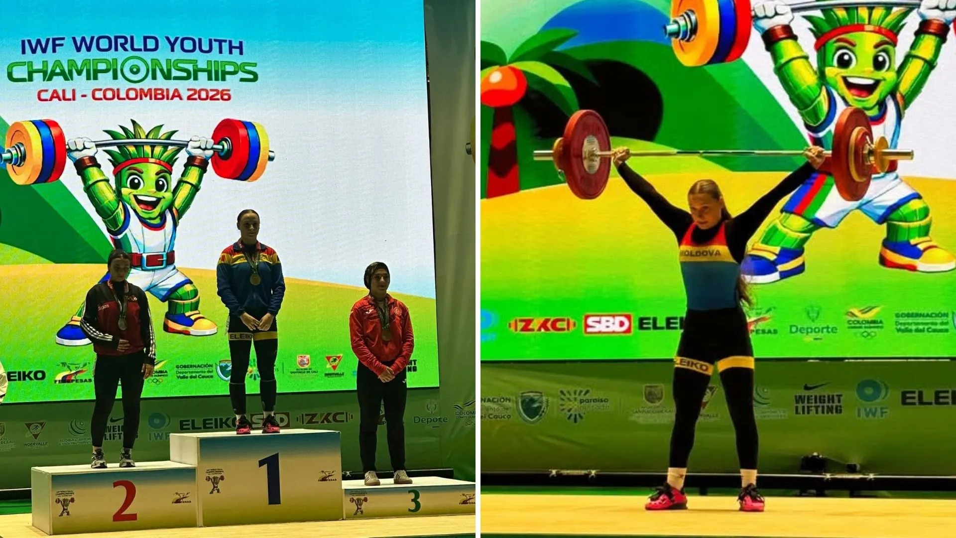 Nicoleta Cojocaru, triplă campioană mondială U-17: Halterofila a scris istorie în Columbia