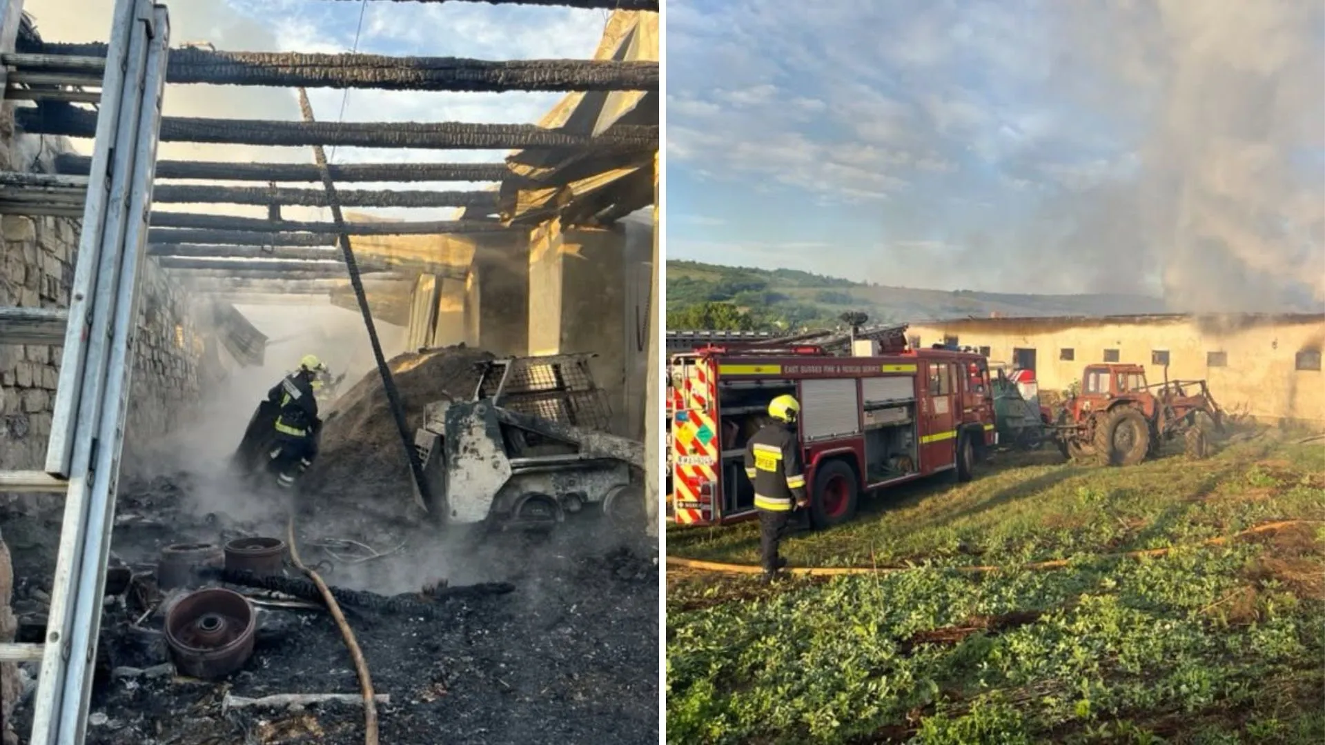 Incendiu devastator la un depozit din Rîșcani: Circa 5 tone de brichete, distruse de flăcări