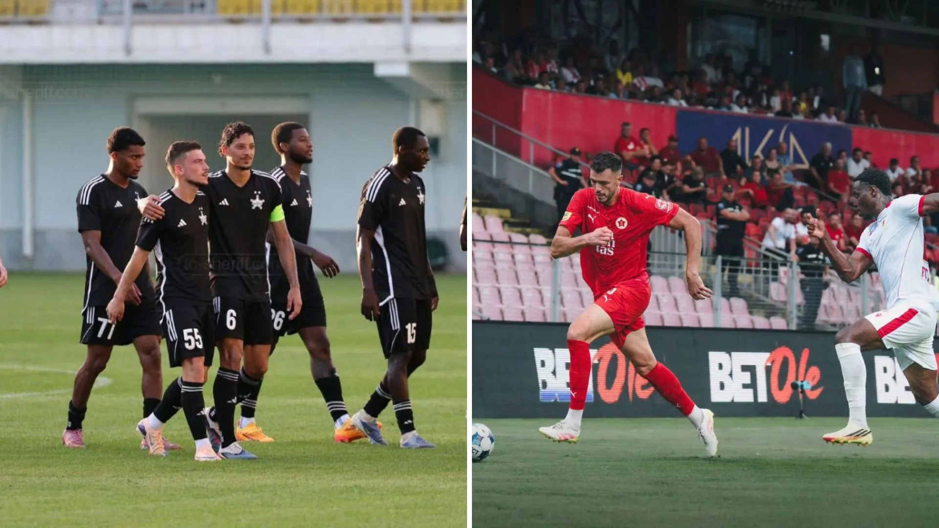 Încă două cluburi din Moldova au debutat în cupele europene: Remize pentru Sheriff și Milsami Orhei