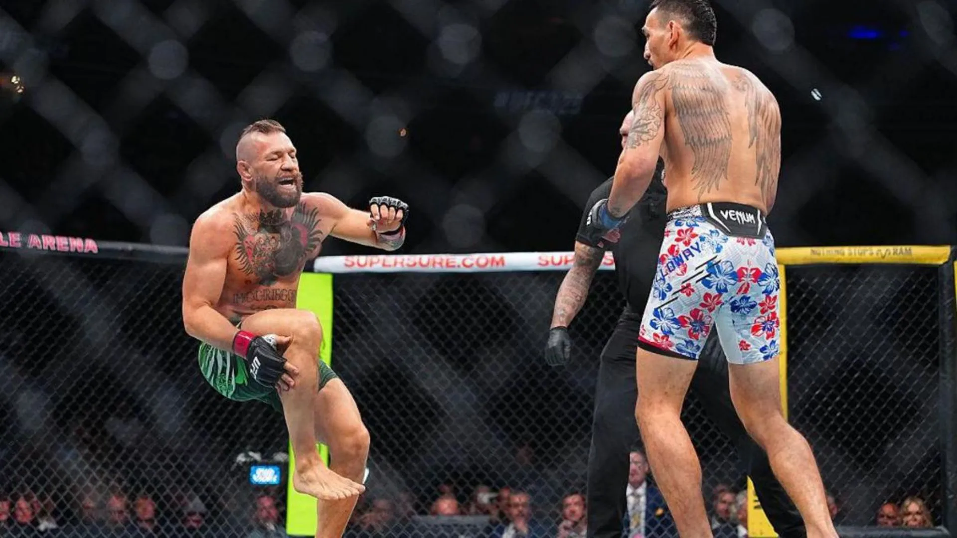 /VIDEO/ Ghinion total pentru Conor McGregor la revenirea în UFC: Irlandezul s-a accidentat după doar 63 de secunde