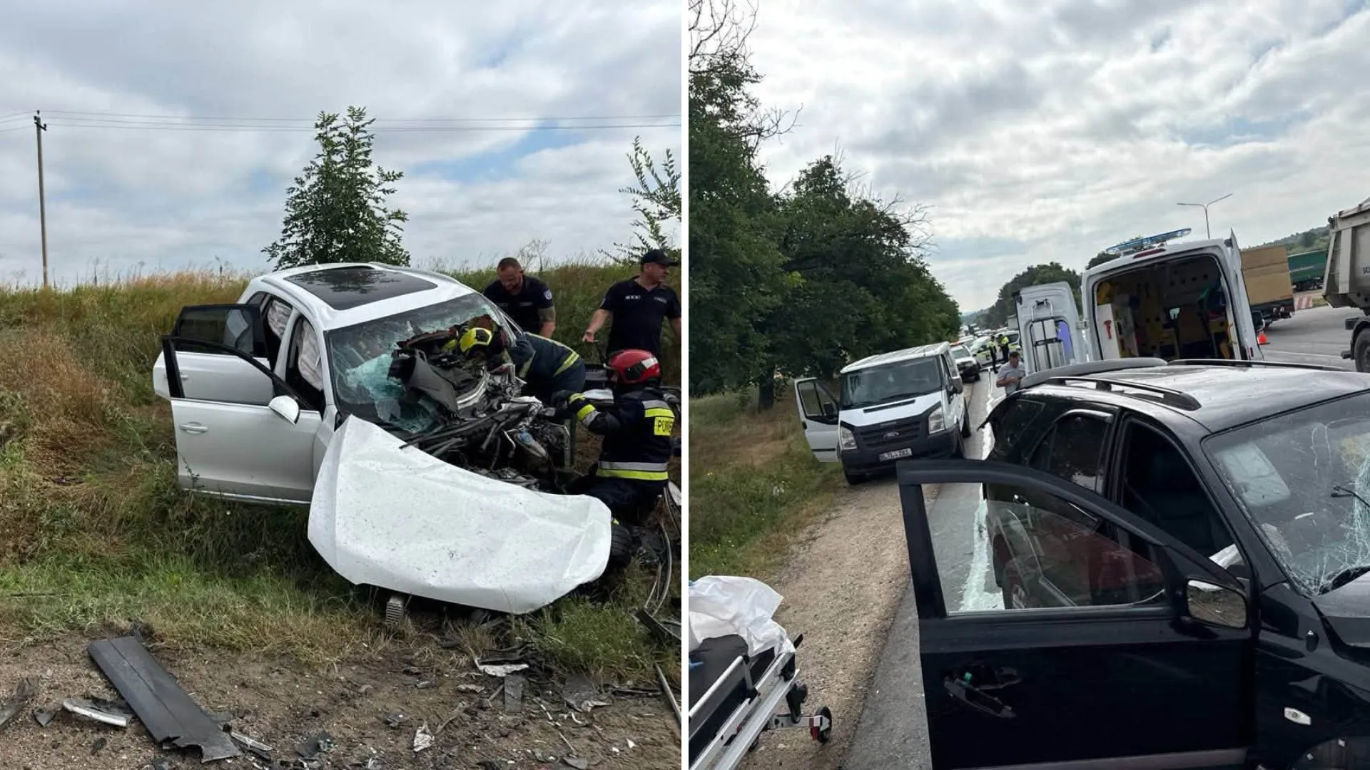 /VIDEO/ „Ne-o pălit mașina și ne-o fărâmat”: Accident grav la Anenii Noi soldat cu trei răniți
