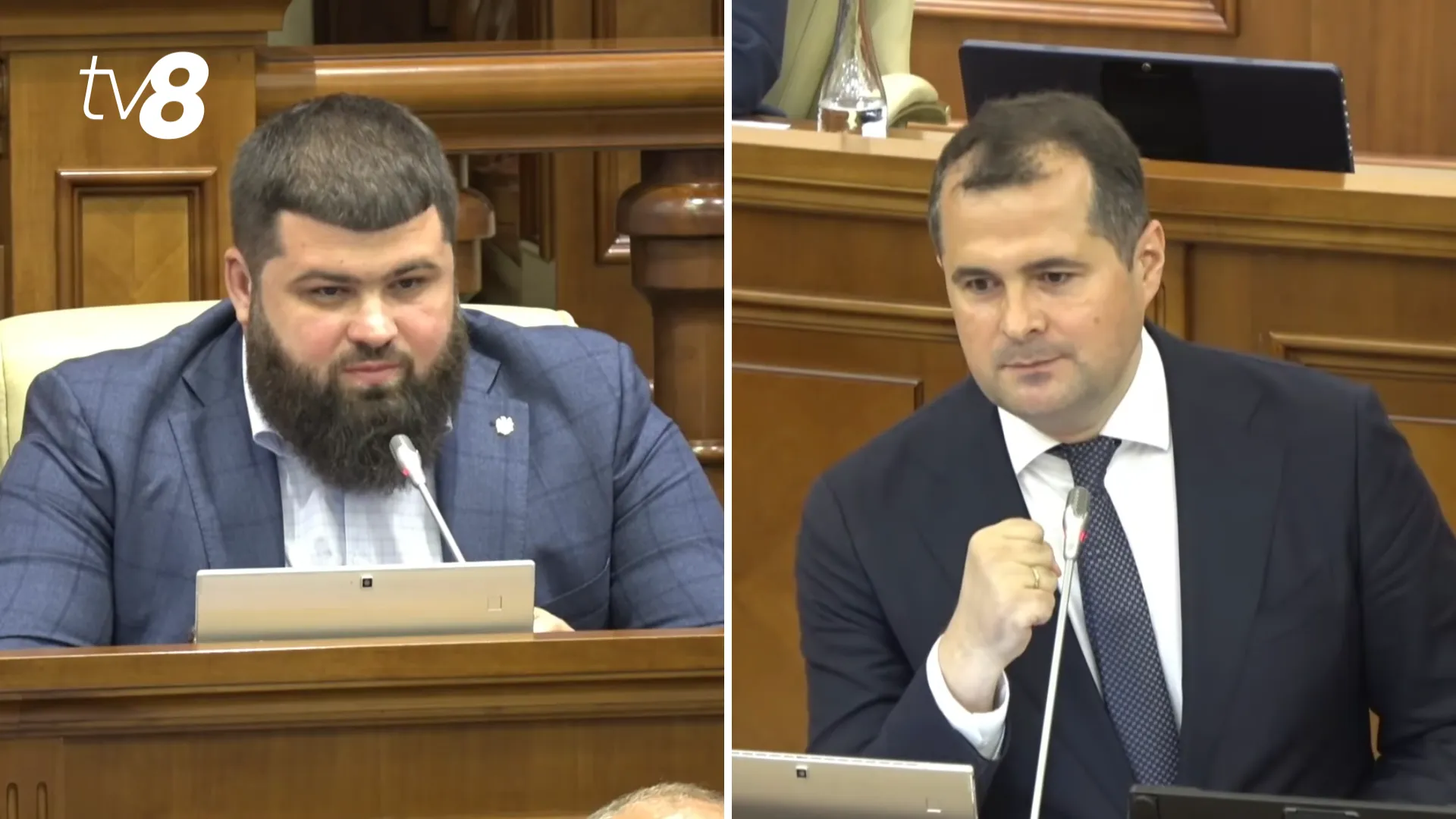 /VIDEO/ „Gest lipsit de respect”: Tofan l-a mustrat pe un deputat PSRM, apoi și-a cerut scuze