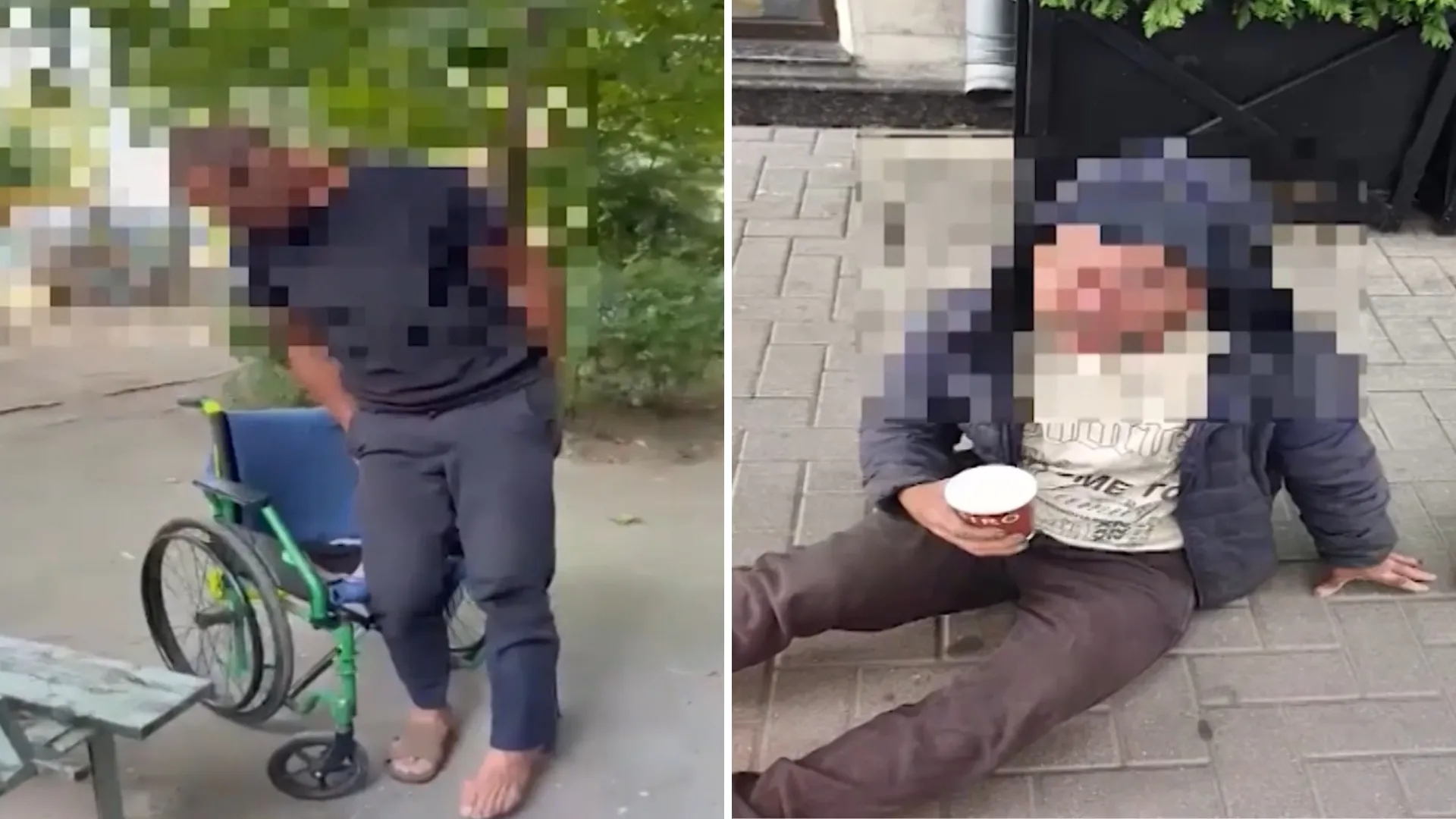 /VIDEO/ Bolnavi doar în fața trecătorilor: Încă 10 cerșetori, prinși de poliție și amendați la Chișinău