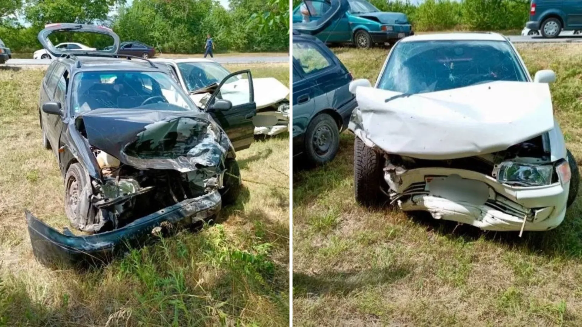 /VIDEO/ Accident în lanț la Rîbnița: O persoană a ajuns la spital, după ce o mașină scăpată de sub control a ieșit pe contrasens