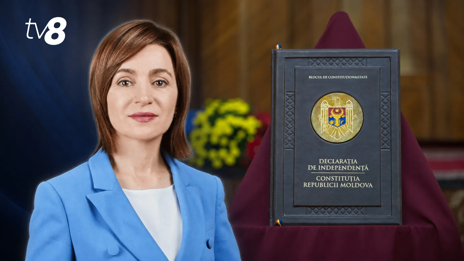 Ziua Constituției, marcată printr-un mesaj despre pace și UE. Maia Sandu: „Este direcția pe care am ales-o”