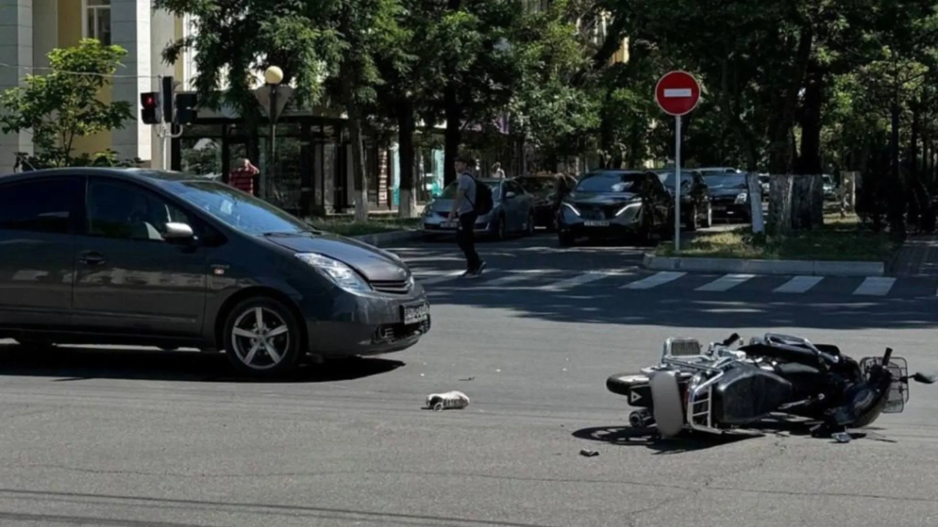 Accident la Tiraspol: O minoră, rănită după ce mopedul pe care îl conducea ar fi fost lovit de o mașină