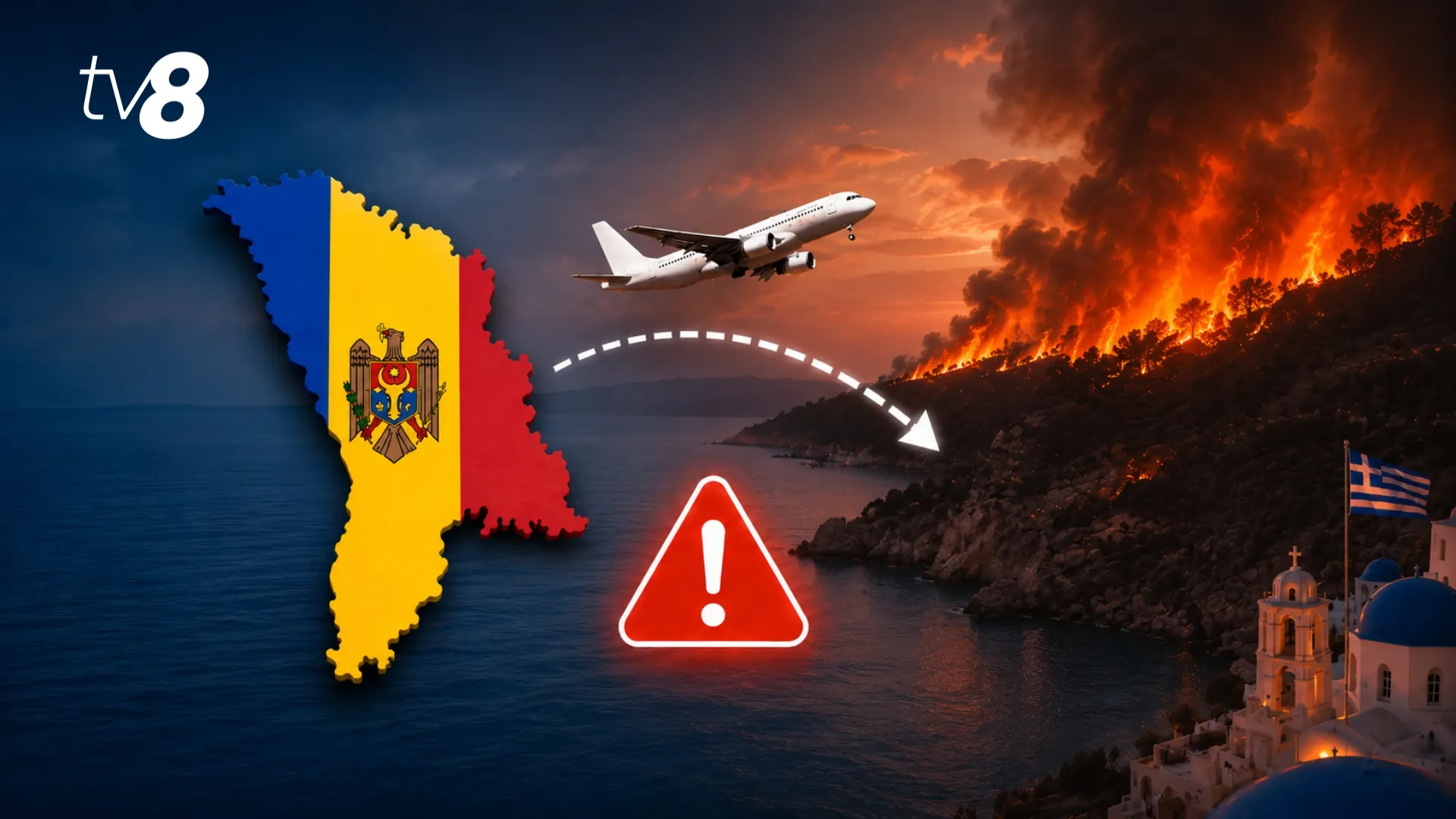 Alertă de călătorie în Grecia: Vacanțele moldovenilor, amenințate de riscul sporit de incendii