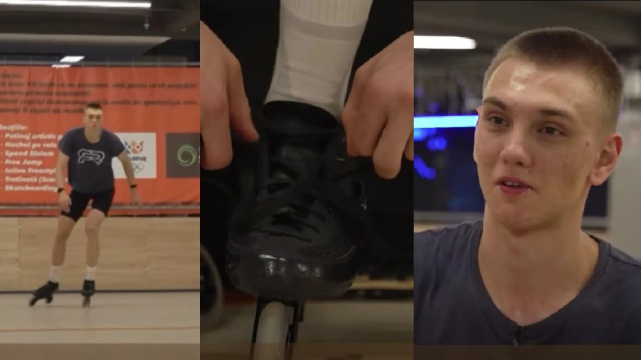 /VIDEO/ La 18 ani, Maxim Caraion scrie istorie: Campionul moldovean a stabilit un nou record la sărituri în înălțime pe role