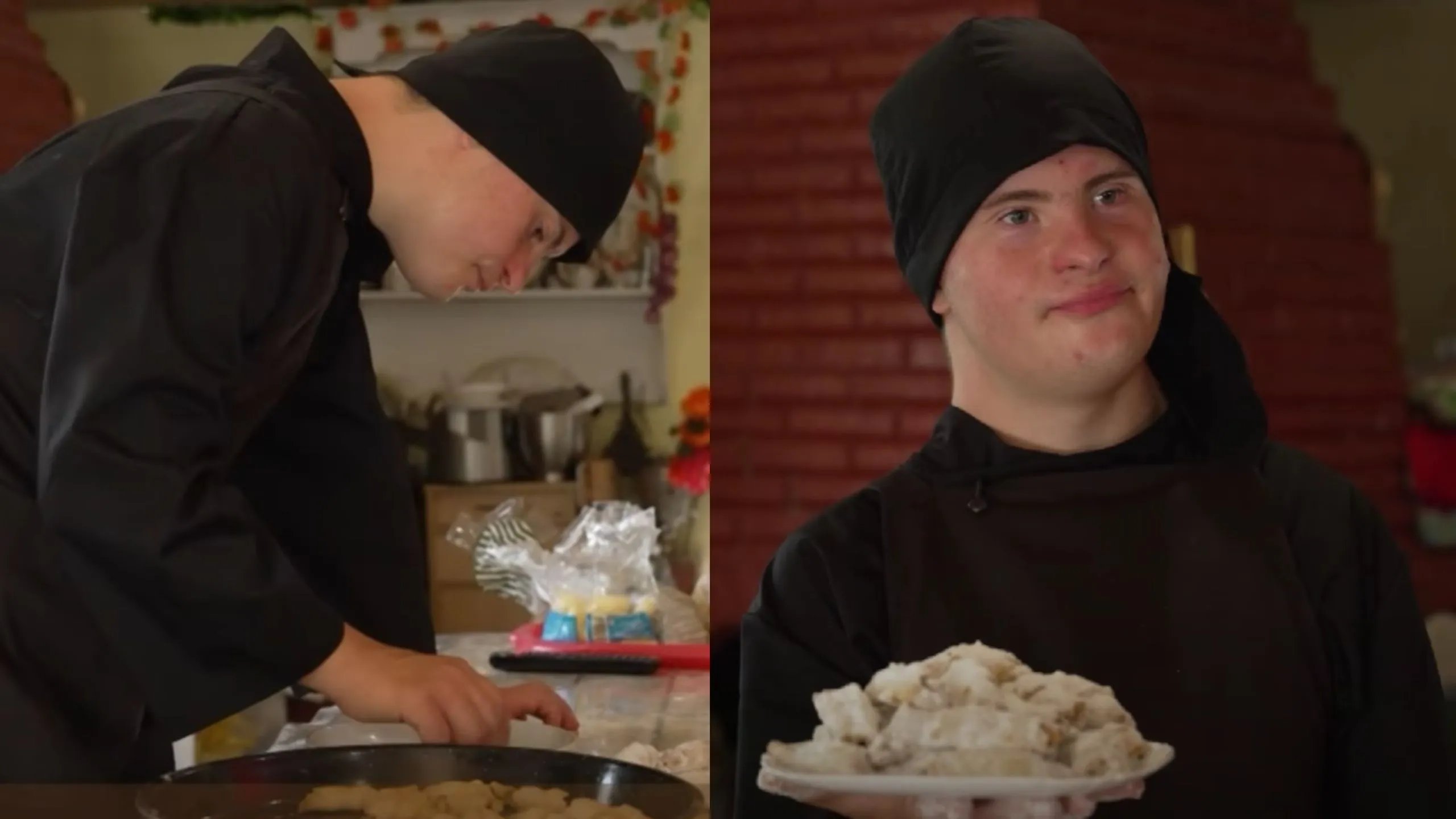 /VIDEO/ Un tânăr cu sindrom Down gătește delicii culinare: Petru Caisîn transformă pasiunea pentru bucate într-o afacere