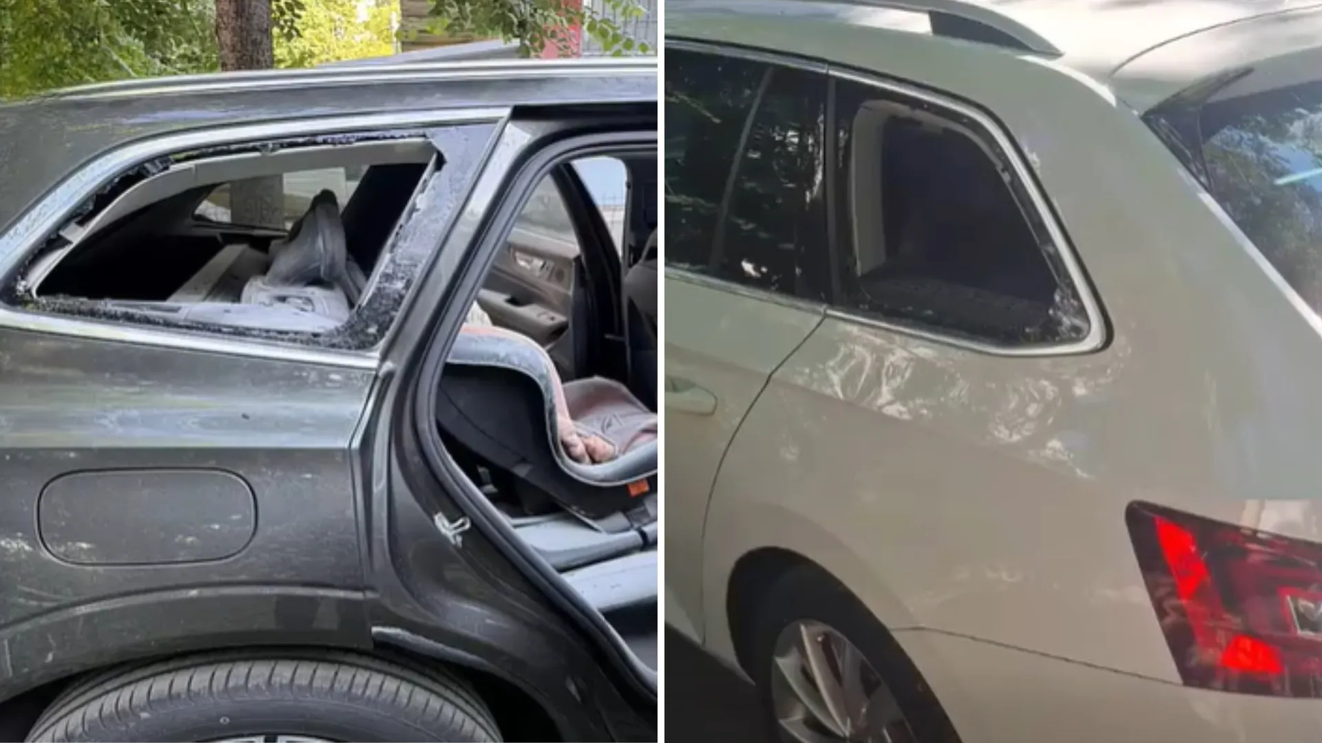 /VIDEO/ Mai multe mașini, sparte într-o singură noapte la Rîșcani: Doi tineri au fost reținuți